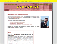 Tablet Screenshot of econ.chavezjuarez.com